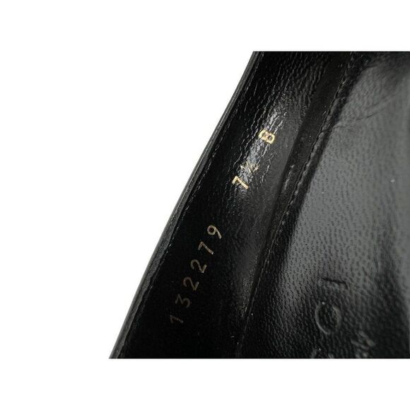 GUCCI Green Patent Leather Hollywood Horsebit Peep Toe Pumps Size 7.5 - Picture 11 of 12